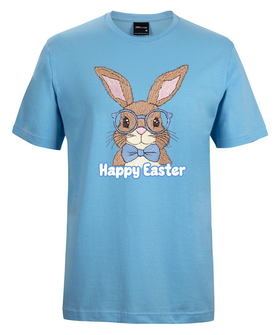 Happy Easter Cute Bunny Rabbit T-Shirt -  Stitched Style Tee
