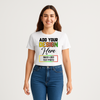  Custom t-shirt with your image and text – personalised DIY tee design