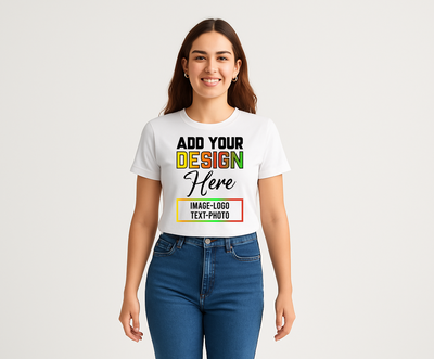  Custom t-shirt with your image and text – personalised DIY tee design