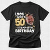 Birthday Age Custom Photo Face Tshirt