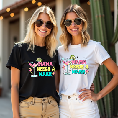Funny “Mama Needs a Marg” t-shirt – perfect gift for margarita-loving mums