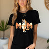 Women’s t-shirt inspired by Chilli from Bluey, playtime edition for mums.
