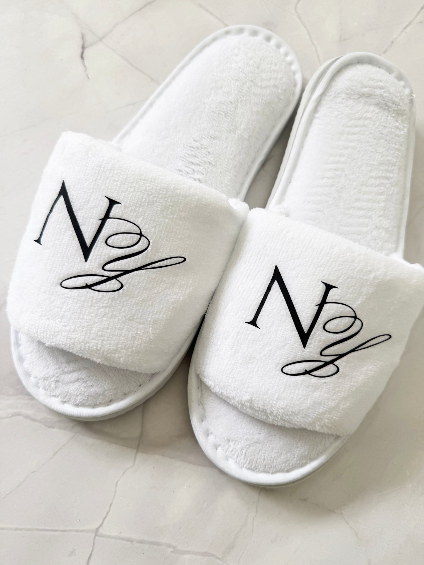 Custom Printed Slippers – Personalised Name or Initials