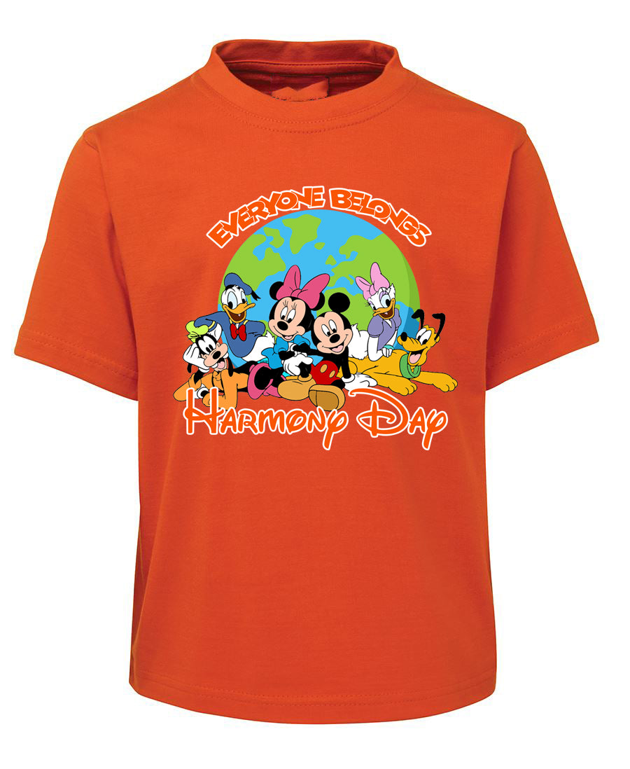 Harmony Day Tshirt - Disney Mickey & Friends Inspired - Everyone Belongs