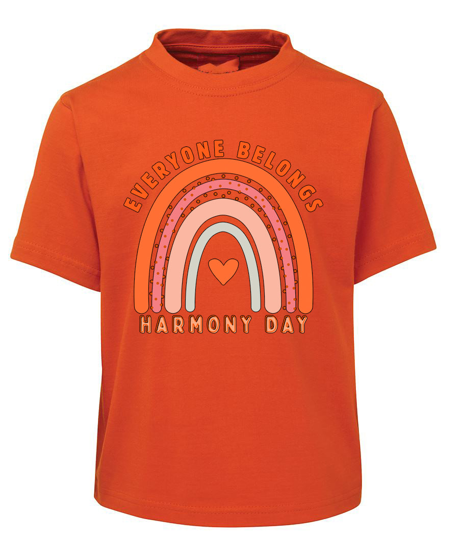 Rainbow Harmony - Harmony Day Tshirt - Everyone Belongs