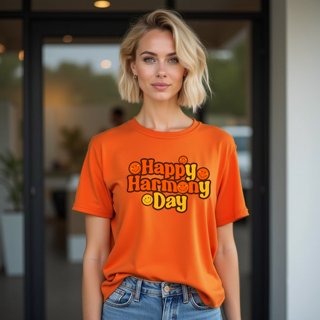 Happy Harmony Day Tshirt - Everyone Belongs