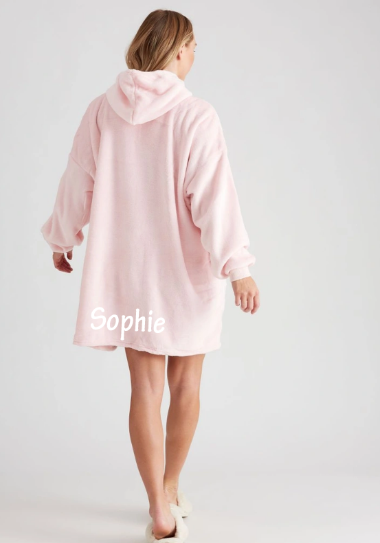 Wearable Blanket Hoodie – Plush & Personalised