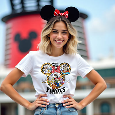 Pirate Night Life for Me #2 Disney Cruise inspired t-shirt front view