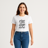Custom t-shirt with personalised text only – DIY design your own shirt