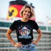Aboard the Princess Adventure Blue - Disney Cruise Inspired Tshirt