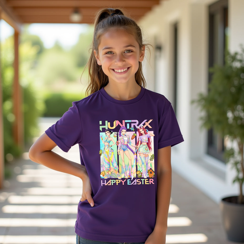 Demon Hunter Bunny Tshirt - Kpop Inspired Easter Aesthetic Tee