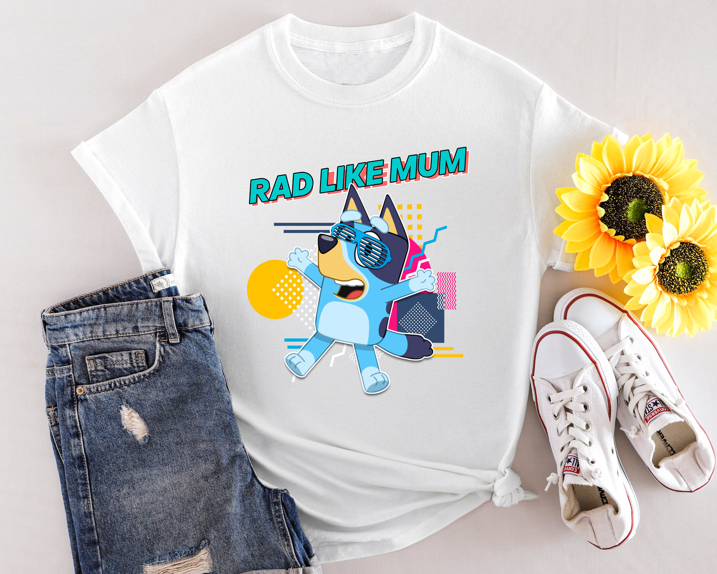 Comfortable Rad Mum Bluey shirt