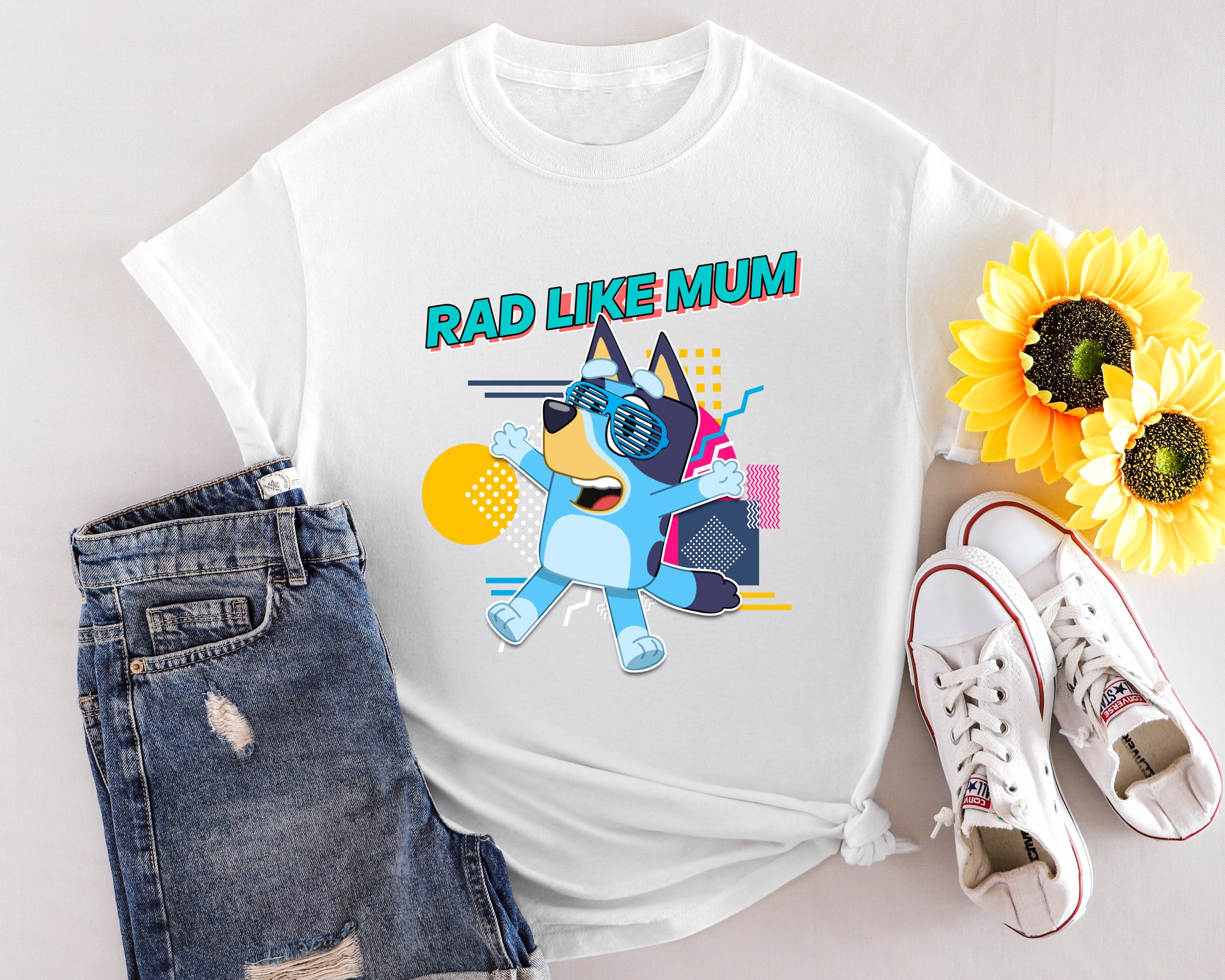 Comfortable Rad Mum Bluey shirt