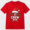 Christmas Crew - Santa Hat & Boots Matching Family Tshirts