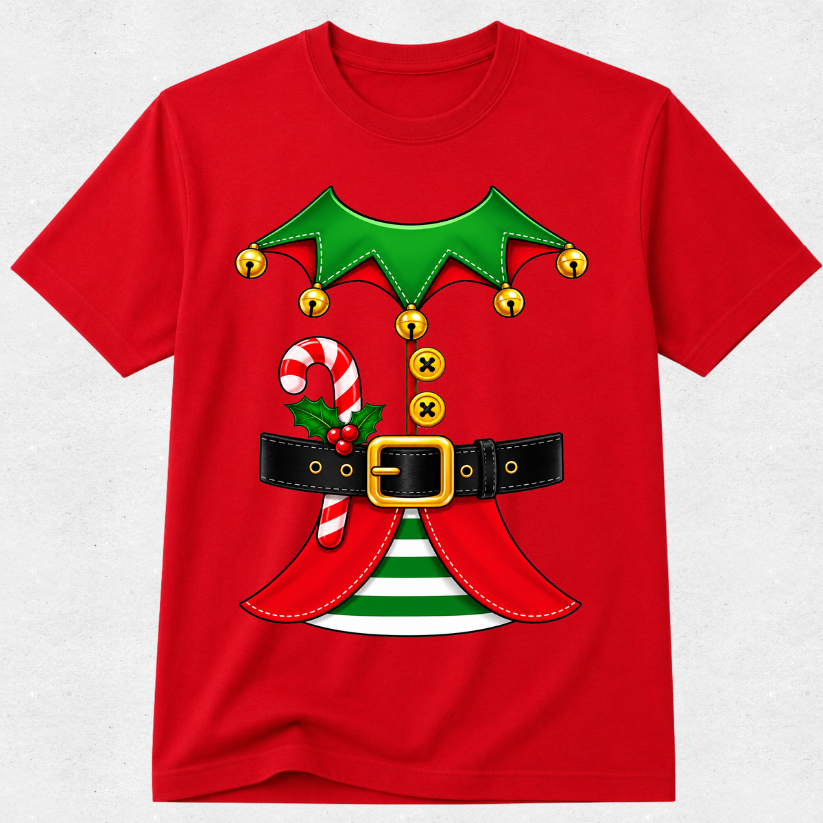 Elf Costume Dress Up  - Christmas Tshirt