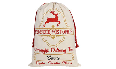 Christmas Sacks Personalised - Reindeer Post