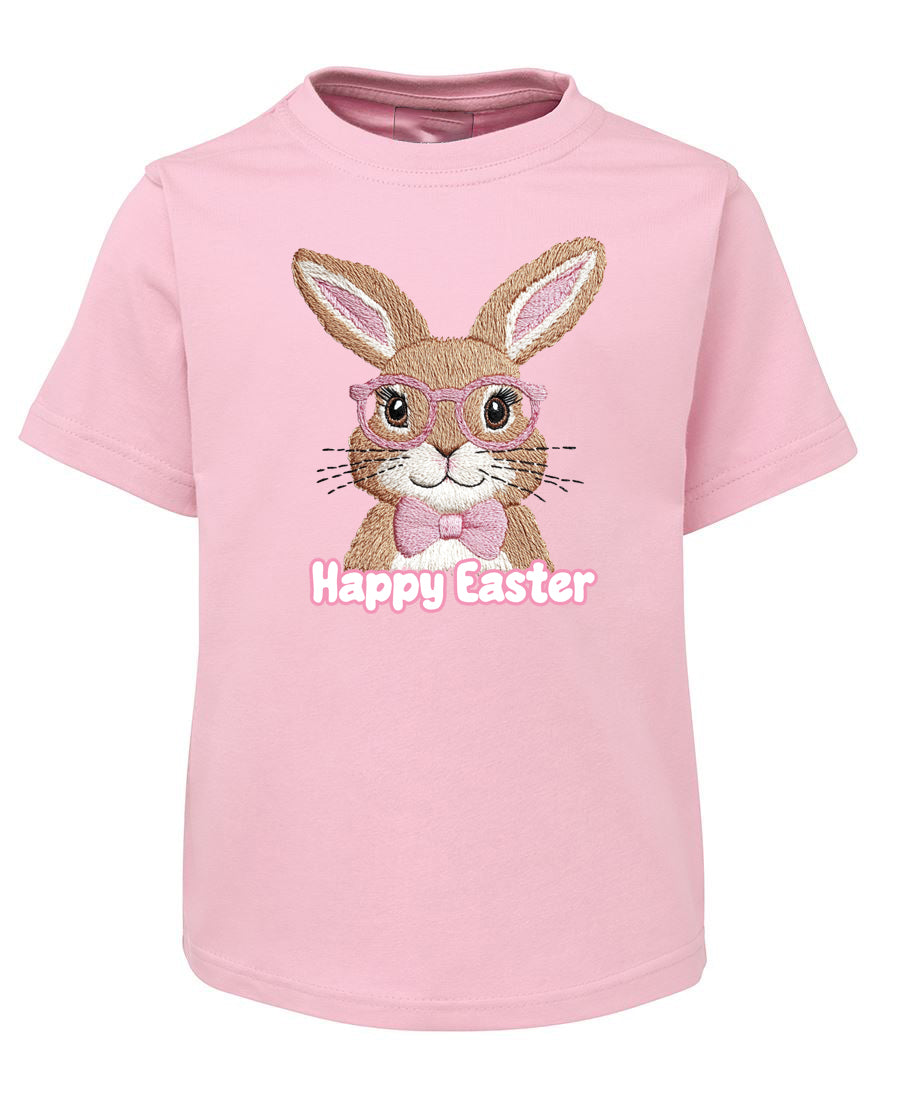 Happy Easter Cute Bunny Rabbit T-Shirt -  Stitched Style Tee