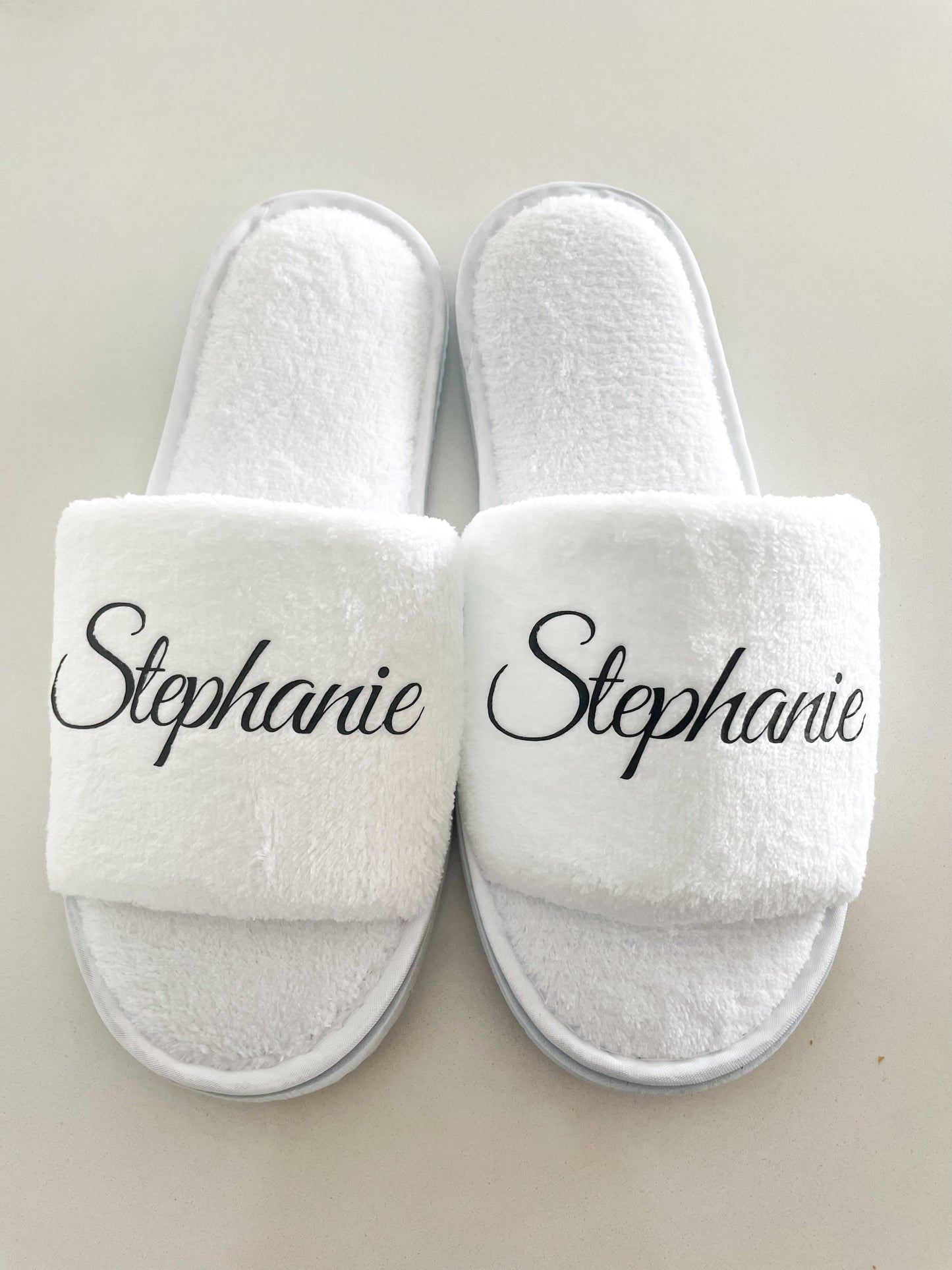 Custom Printed Slippers – Personalised Name or Initials