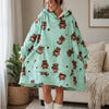 Oversized Wearable Blanket Hoodie – Plush & Personalised - Teddy Bear