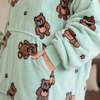 Oversized Wearable Blanket Hoodie – Plush & Personalised - Teddy Bear
