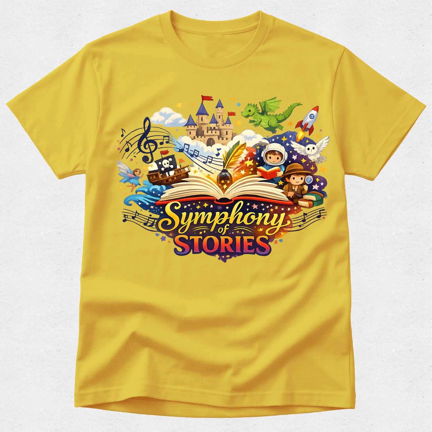 Symphony of Stories Tshirt - Book Week or Fair