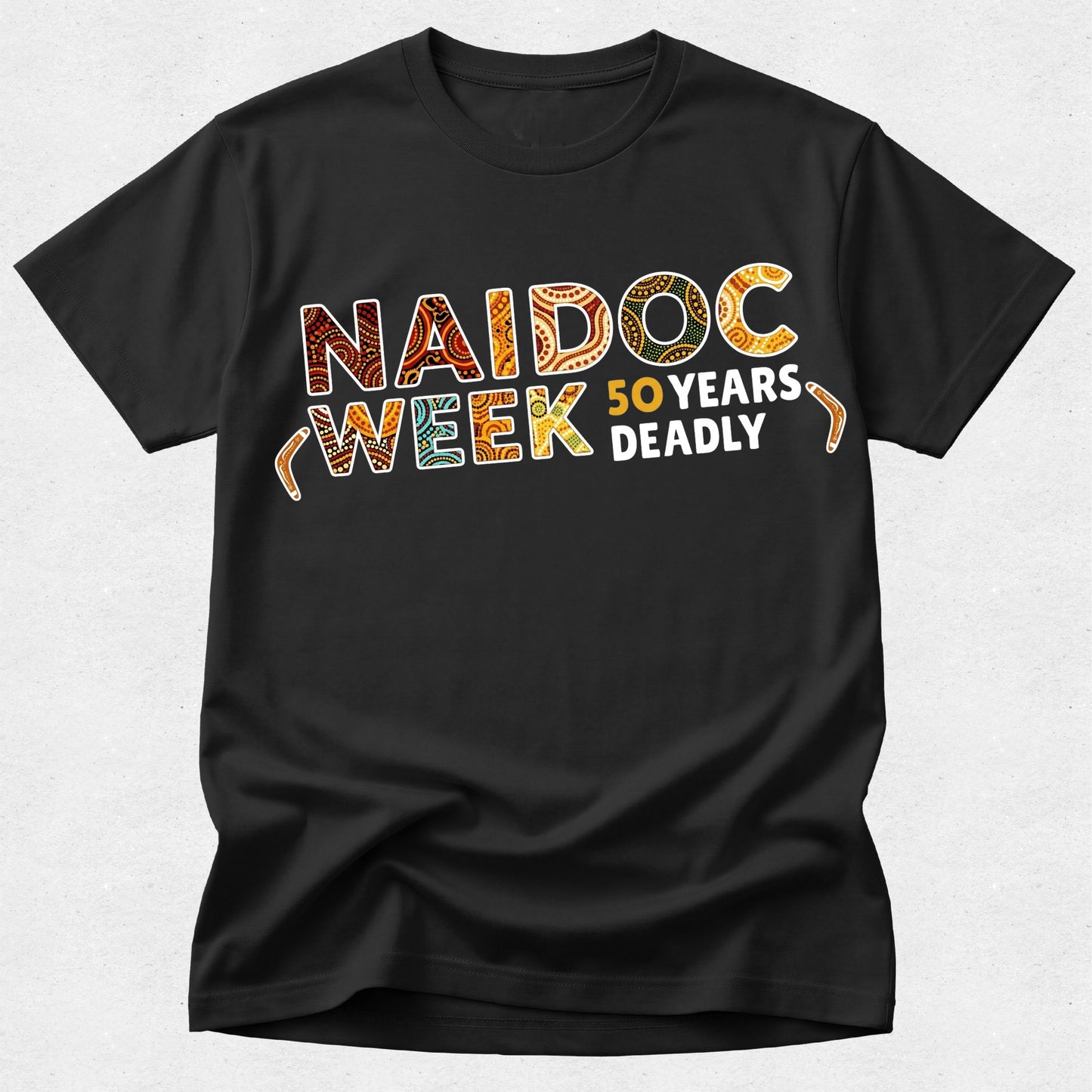 NAIDOC Week Tshirt – 50 Years Deadly - Honour Culture