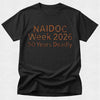 NAIDOC Week Tshirt – 50 Years Deadly - Celebrating Design