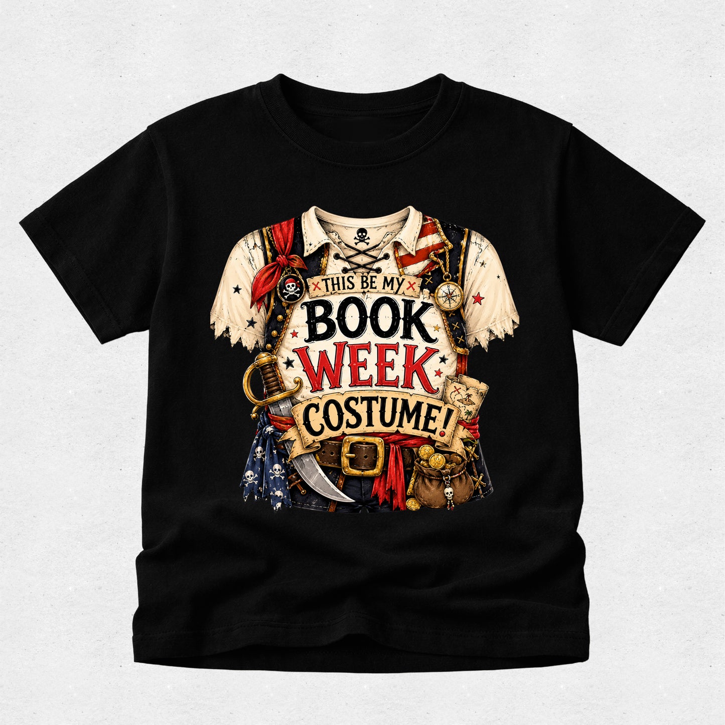 Book Week Costume Tshirt - Pirate