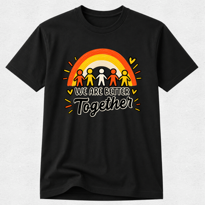 We Are Better Together - Mental Health & Kindness Tshirt