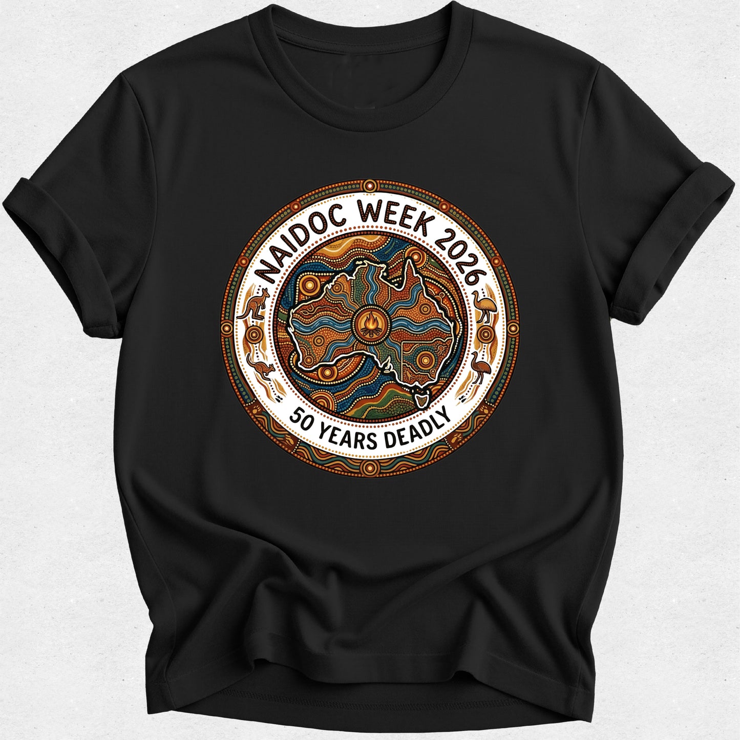 NAIDOC Week Shirt Australia – 50 Years Deadly Design