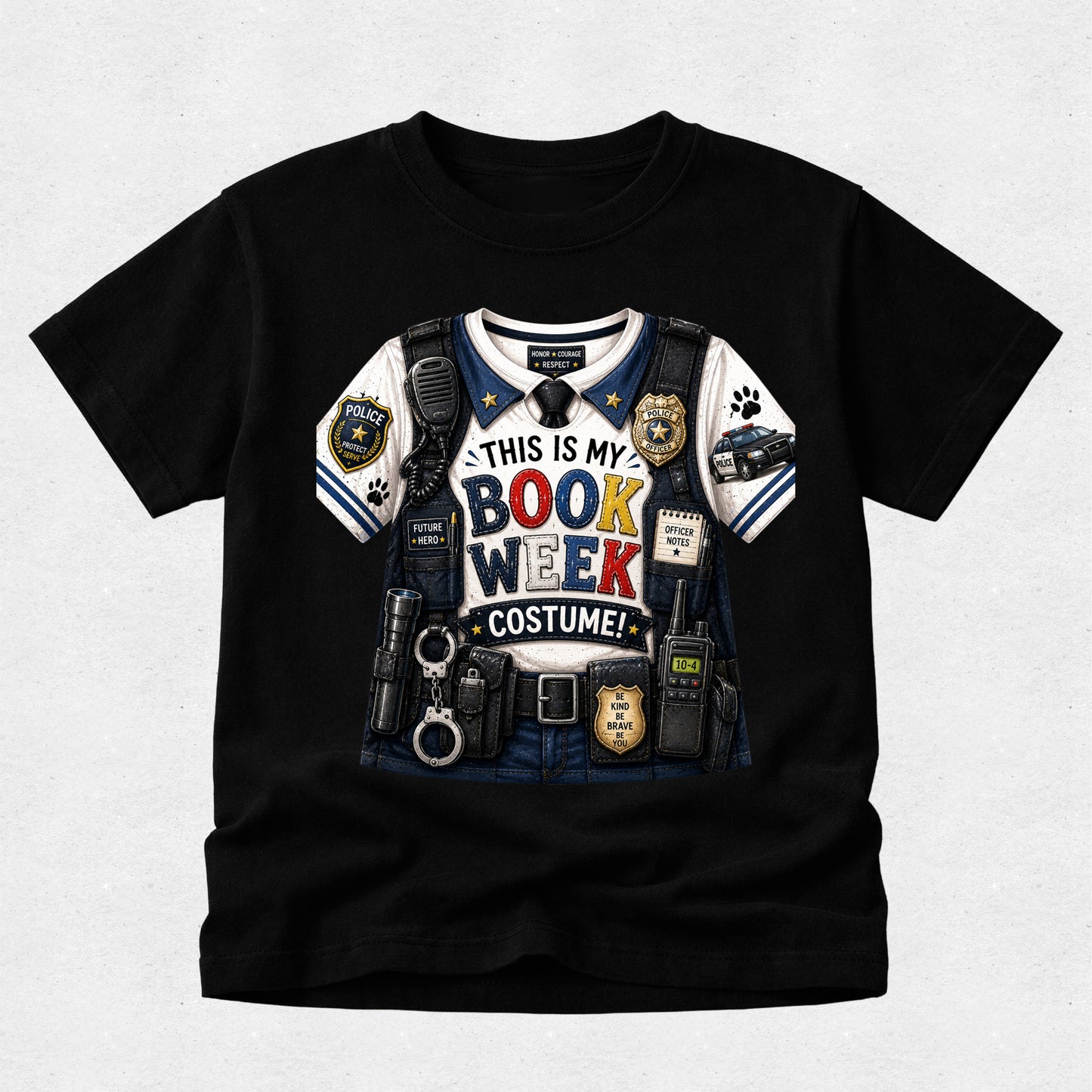 Book Week Costume Tshirt - Policeman