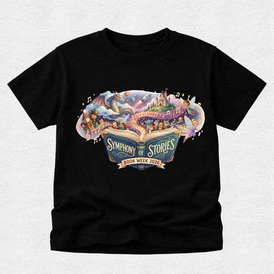 Symphony of Stories Tshirt - Book Week 2026 - Open Book