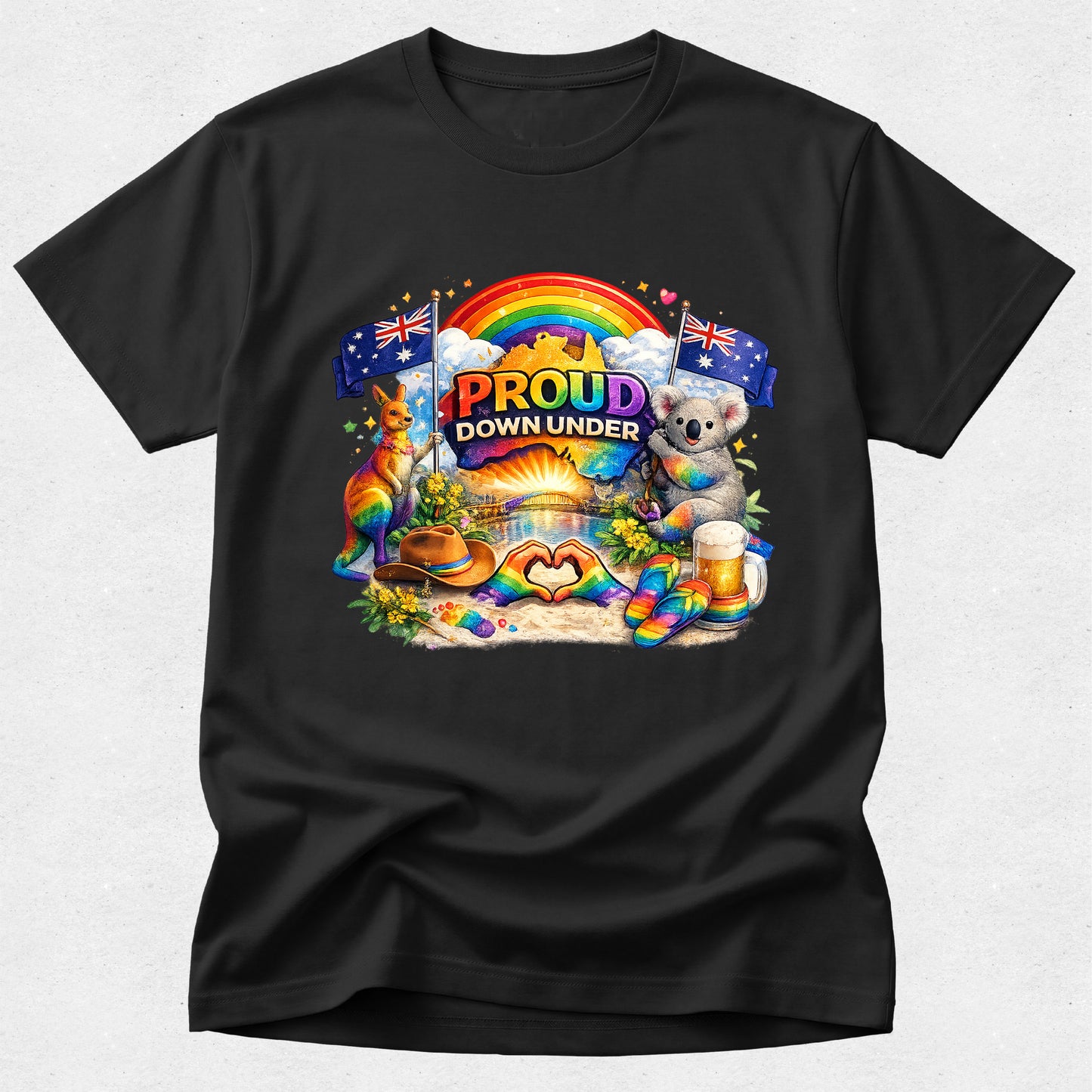 Proud Down Under Pride Tshirt