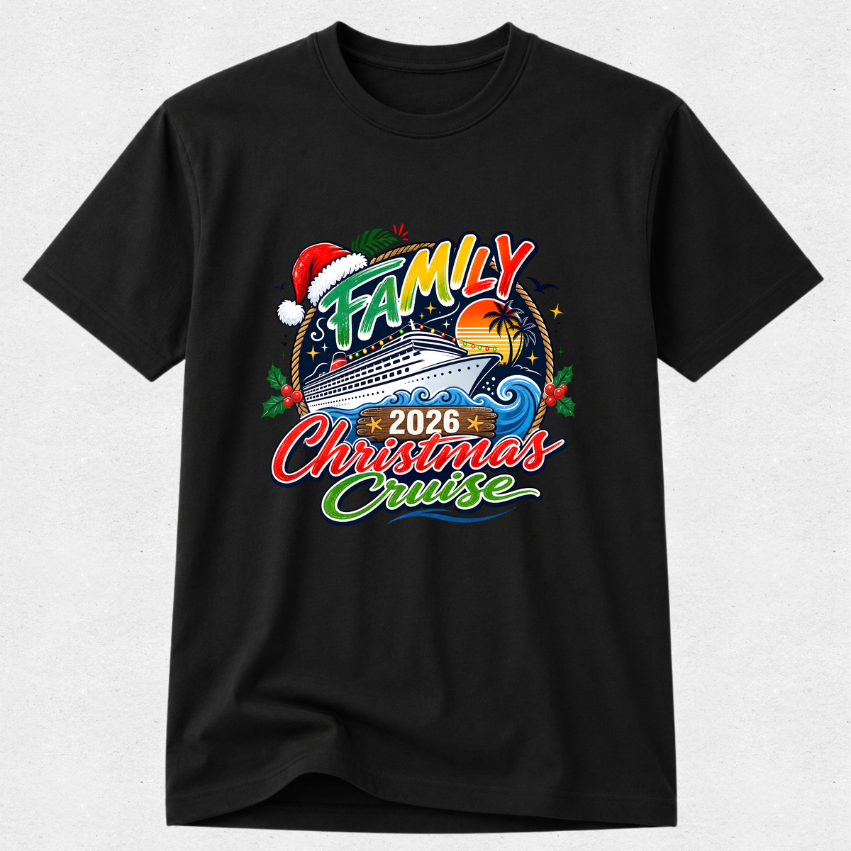 Christmas Cruise - Family Holiday Matching Tshirt