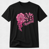 Never Give Up Ribbon Support - Breast Cancer Awareness Tshirt