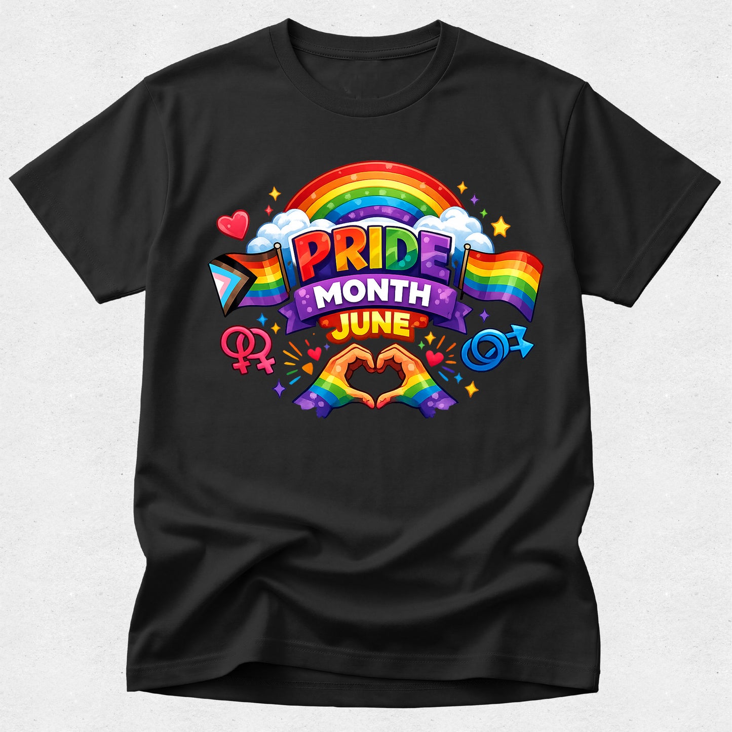 Rainbow Pride Month June Tshirt