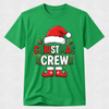 Christmas Crew - Santa Hat & Boots Matching Family Tshirts