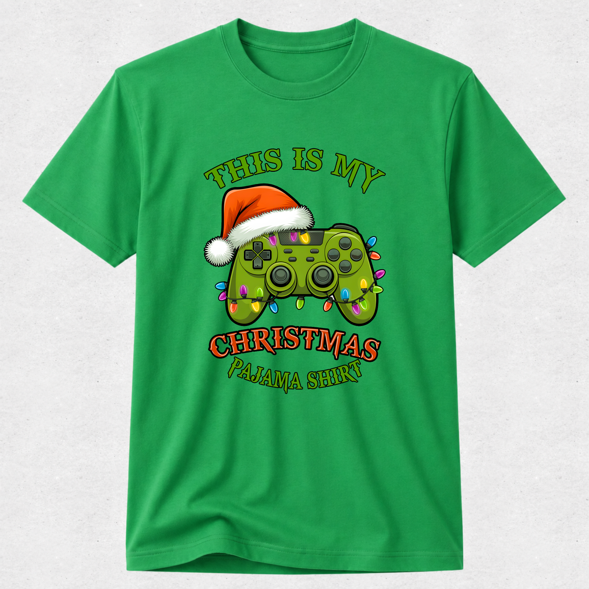 Christmas Pajama Shirt - Gamer Style