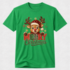 Reindeer Knit Look Merry Christmas Tshirt