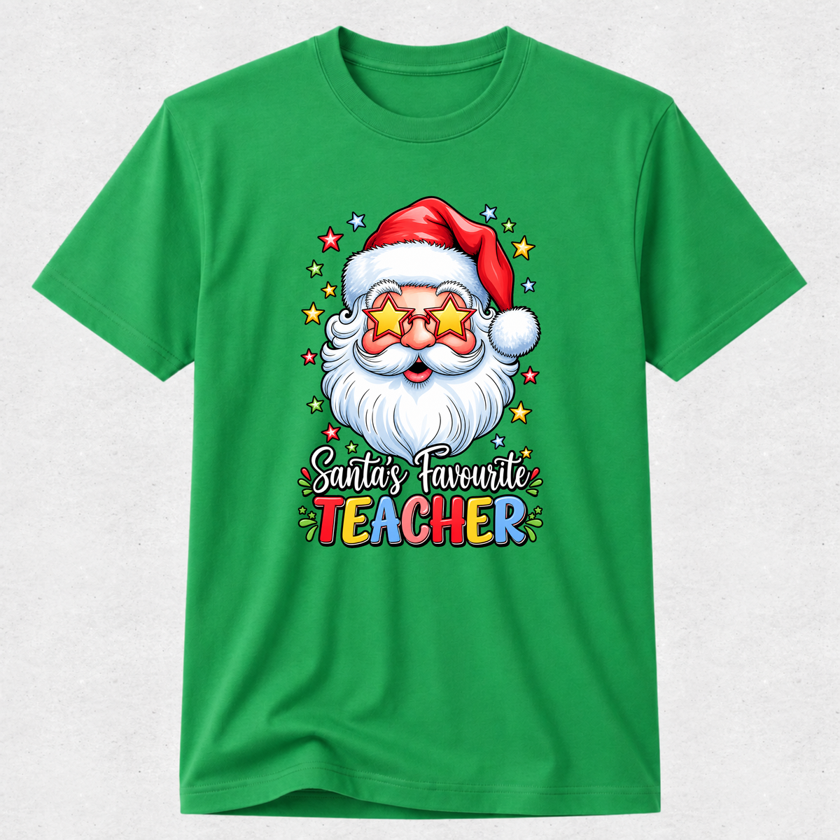 Santa's Favourite Teacher - Christmas Tshirt