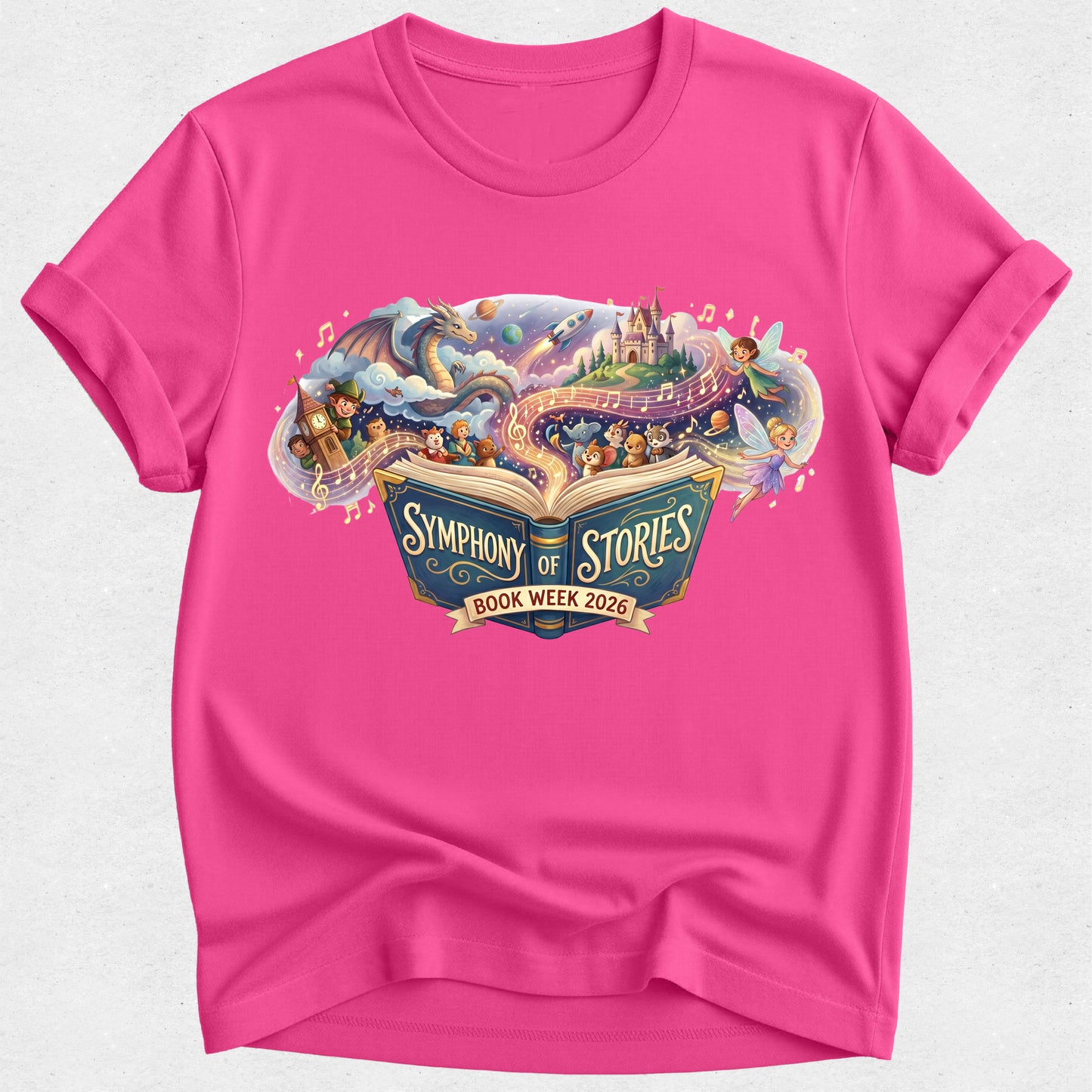 Symphony of Stories Tshirt - Book Week 2026 - Open Book