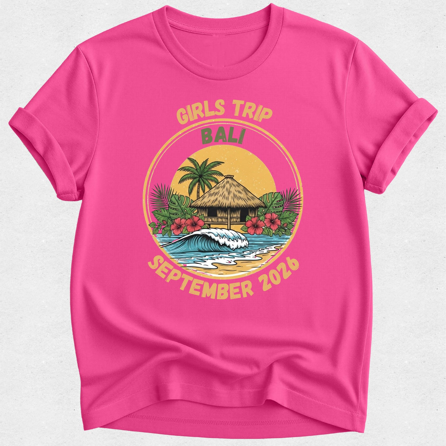 Bali Holiday Crew- Matching Tees for Family & Friends - Vacation Tshirts