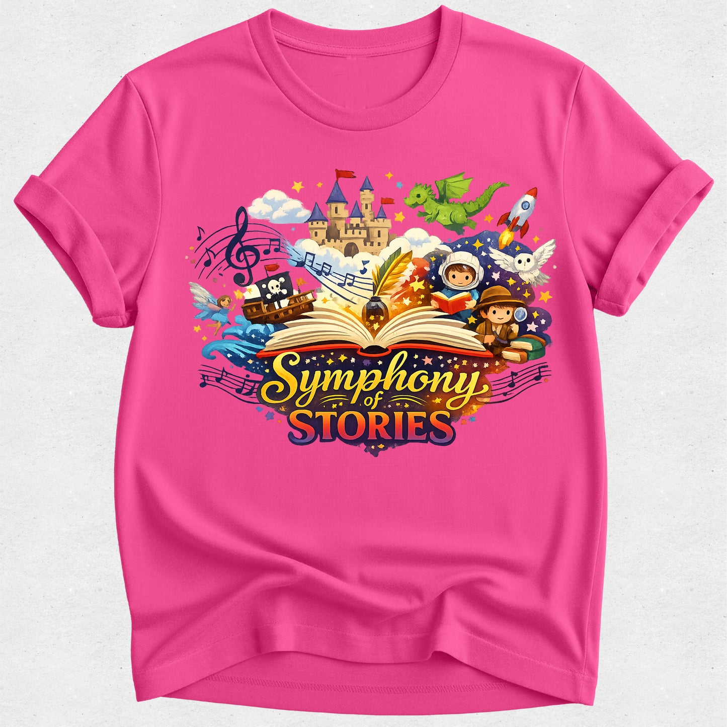 Symphony of Stories Tshirt - Book Week or Fair