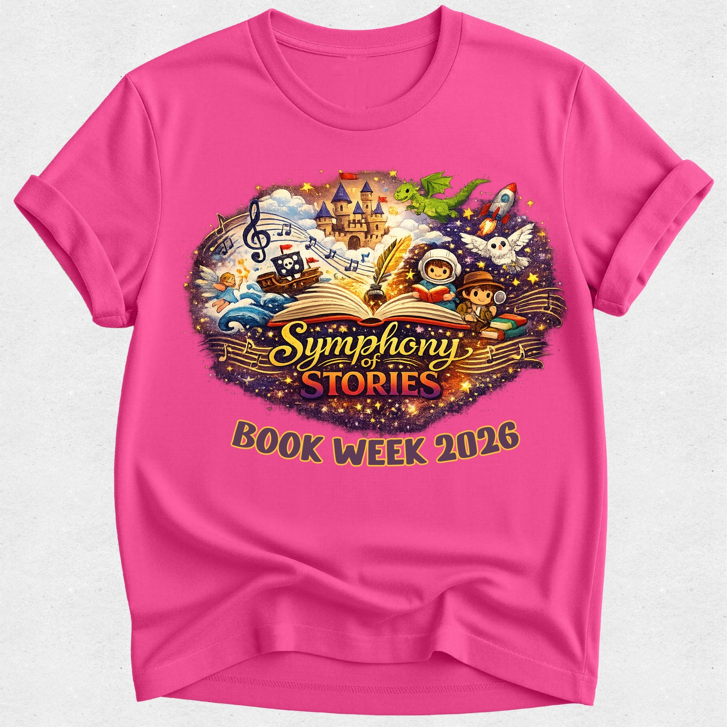 Symphony of Stories Tshirt - Book Week 2026 - Musical Instruments