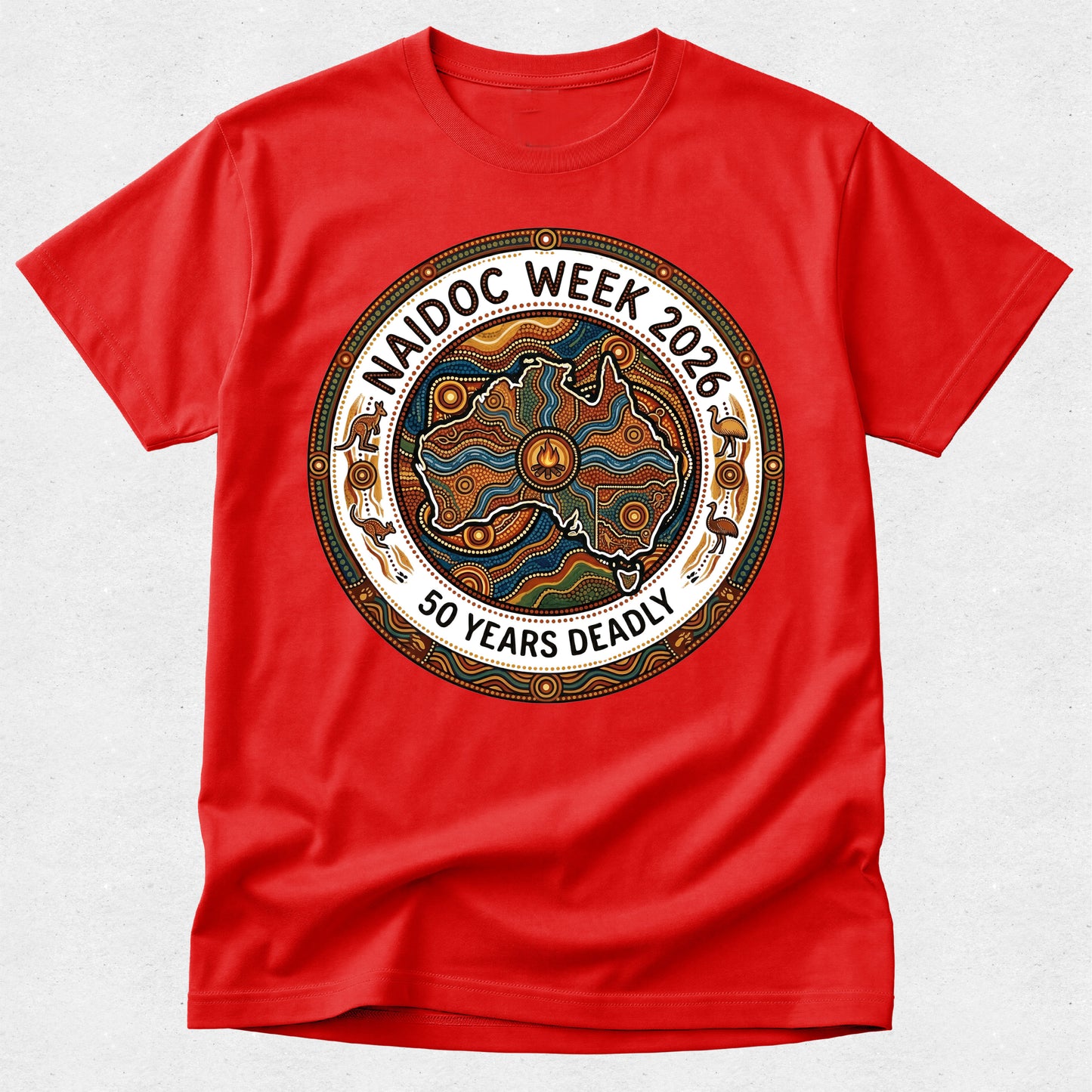 NAIDOC Week Shirt Australia – 50 Years Deadly Design