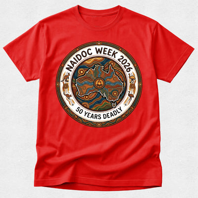 NAIDOC Week Shirt Australia – 50 Years Deadly Design