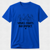 Small Chats Big Impact Friends - Mental Health & Kindness Tshirt