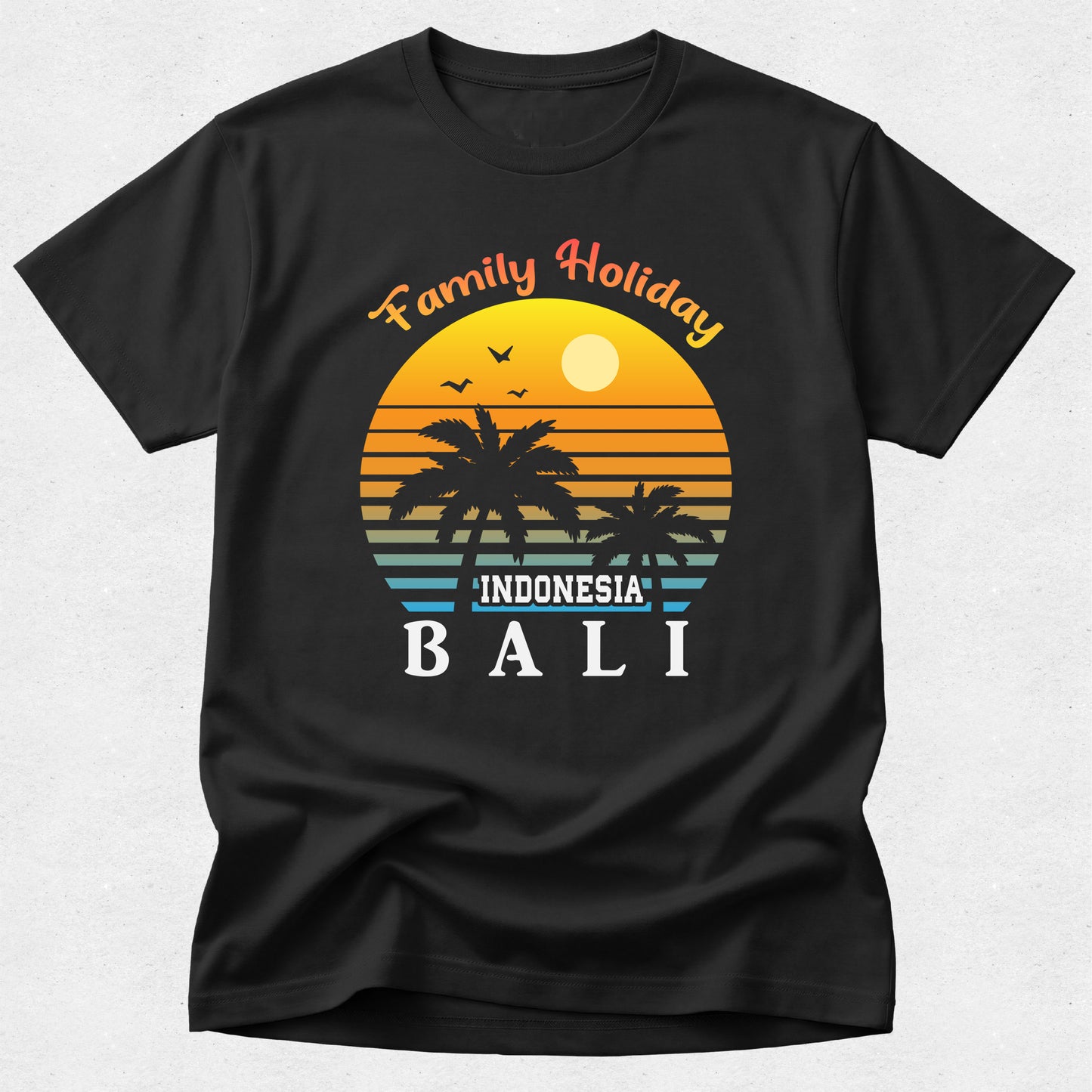Bali Indonesia Holiday Crew- Matching Tees for Family & Friends - Vacation Tshirts