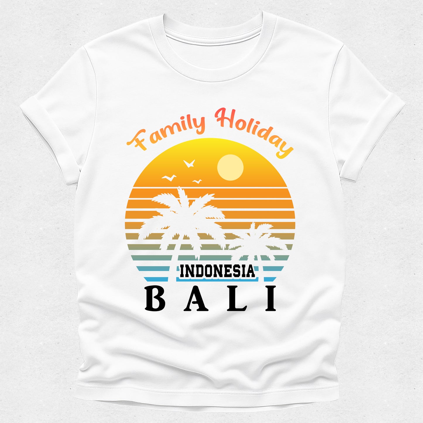 Bali Indonesia Holiday Crew- Matching Tees for Family & Friends - Vacation Tshirts