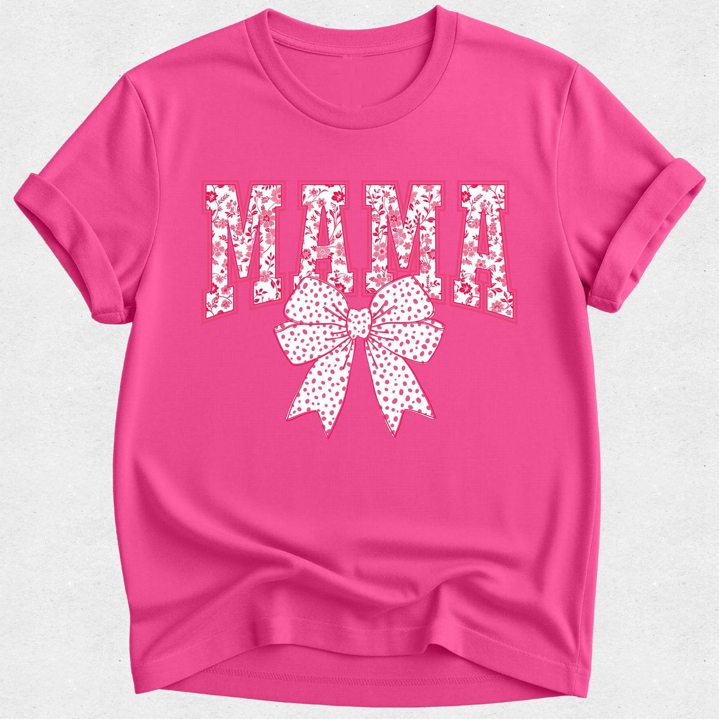 Mama and Mini Matching Tshirts - Floral Bow